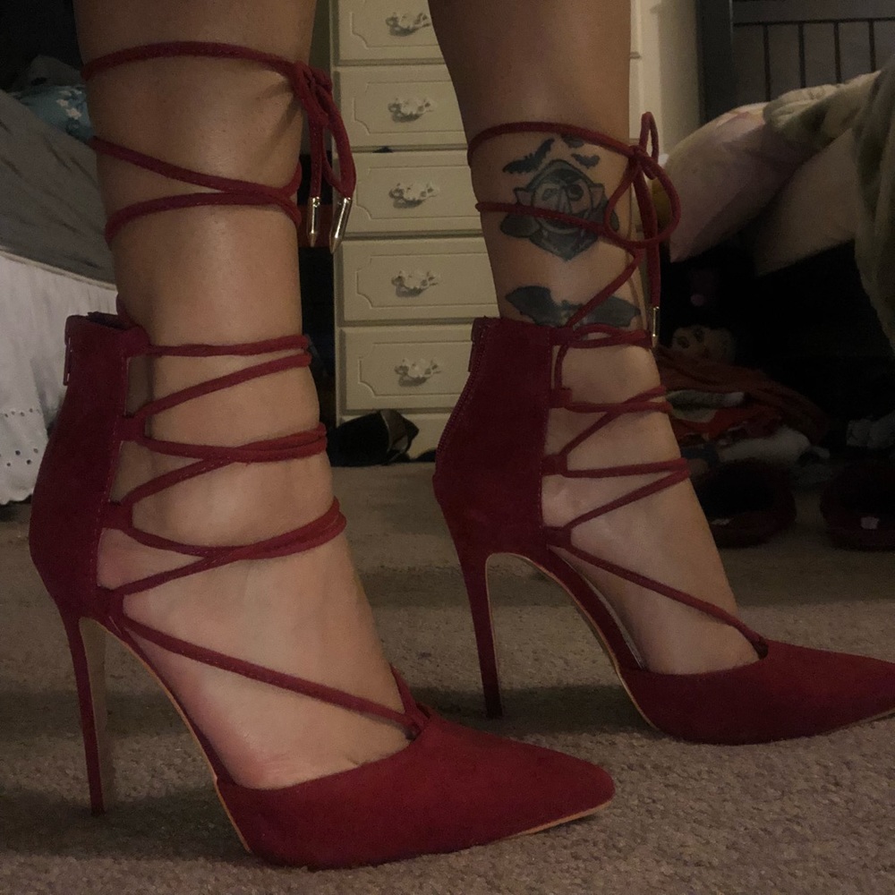 Lace up pointed heels 👠 - Picture 6 of 8